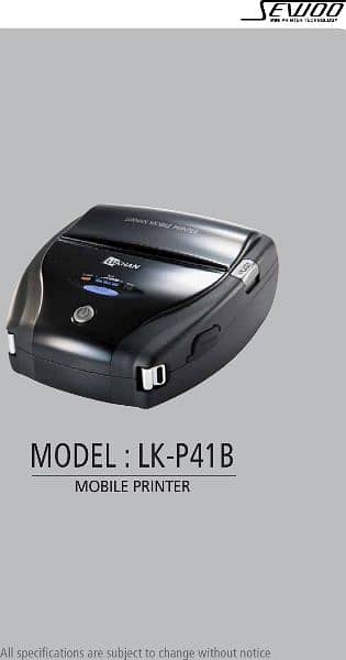 LK-P41B Mobile Printer User Manual SEWOO TECH . 0