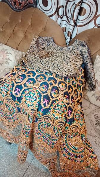 3 piece Lehnga, medium size. Used only once in a marriage. Almost new. 3