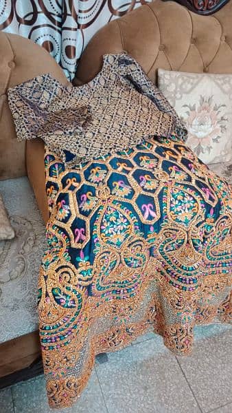 3 piece Lehnga, medium size. Used only once in a marriage. Almost new. 4