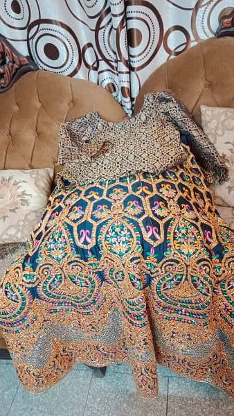 3 piece Lehnga, medium size. Used only once in a marriage. Almost new. 5