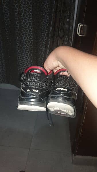 jordan 9 dub zero black and red (basketball shoes) 3