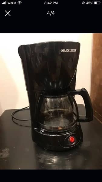 Coffee Maker Machine Black and Decker 800W 2