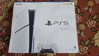 PS5 Slim 1TB complete box and accessories