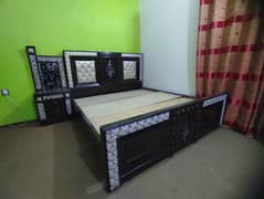 king Size Bed with Dressing and side table