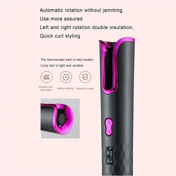 SL-806 CORDLESS AUTOMATIC HAIR CURLERS 1