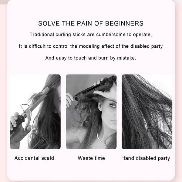 SL-806 CORDLESS AUTOMATIC HAIR CURLERS 3