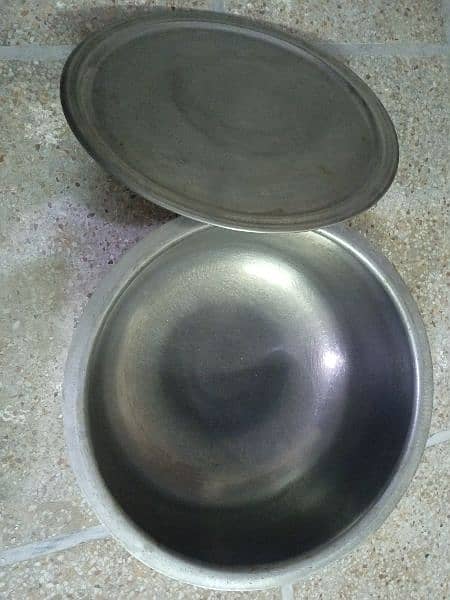 Steel Pateela - Suitable for 8 to 10kg cooking 1