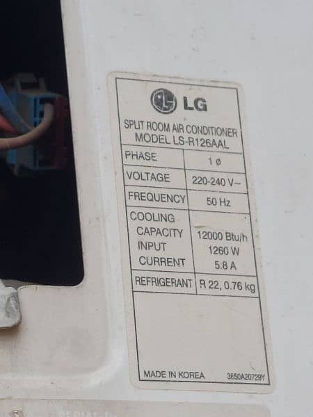 LG SPLIT AC WITH OUTER 3