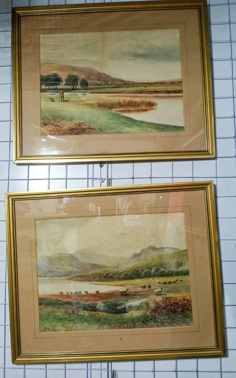 Antique Watercolor Paintings 0