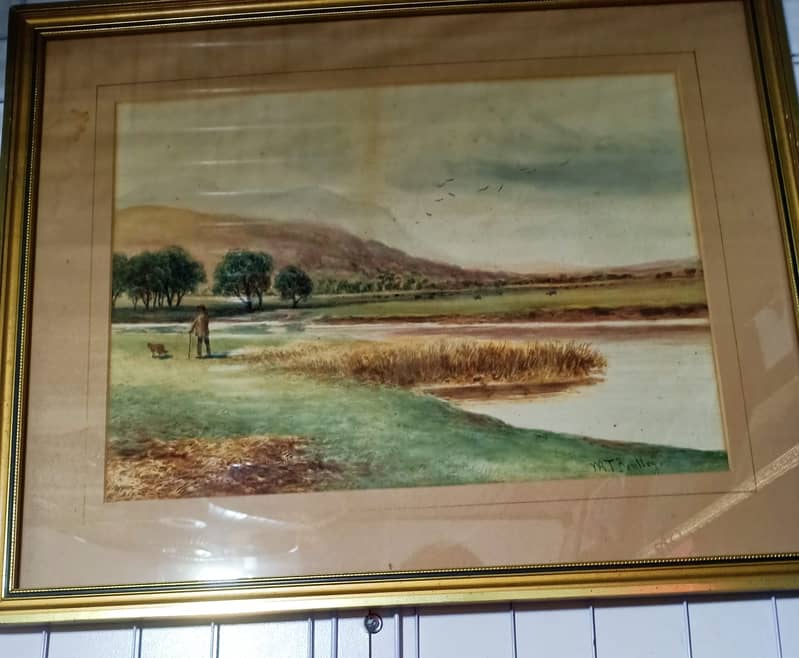 Antique Watercolor Paintings 1