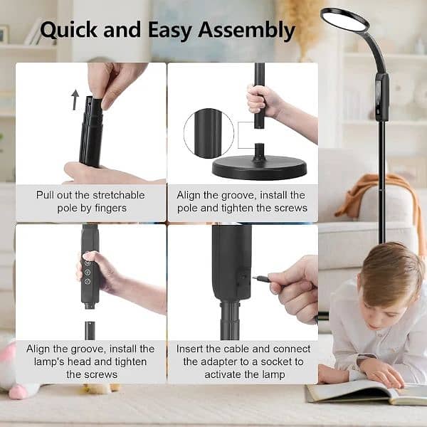 Rechargeable Floor Lamp With Remote 2