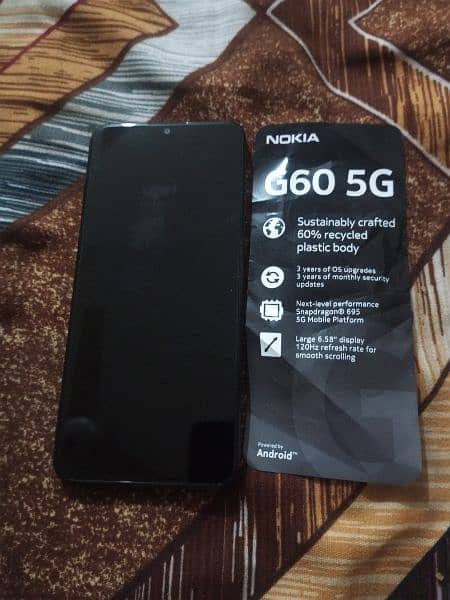 Nokia G60,5g,6gb ram. 128gb rom 2