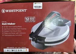 WESTPOINT ROTI MAKER DELUXE NON STICK 12 INCH PLATE [WF-6514T] 0