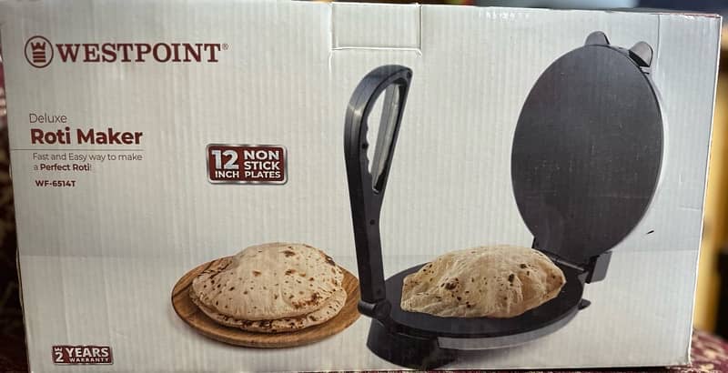 WESTPOINT ROTI MAKER DELUXE NON STICK 12 INCH PLATE [WF-6514T] 1