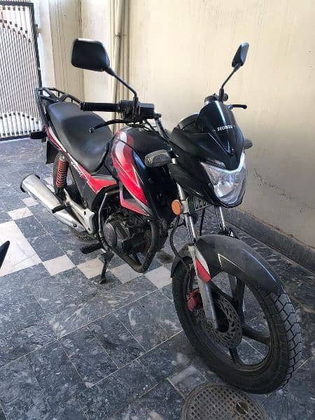 Honda cb150f lhr number 9