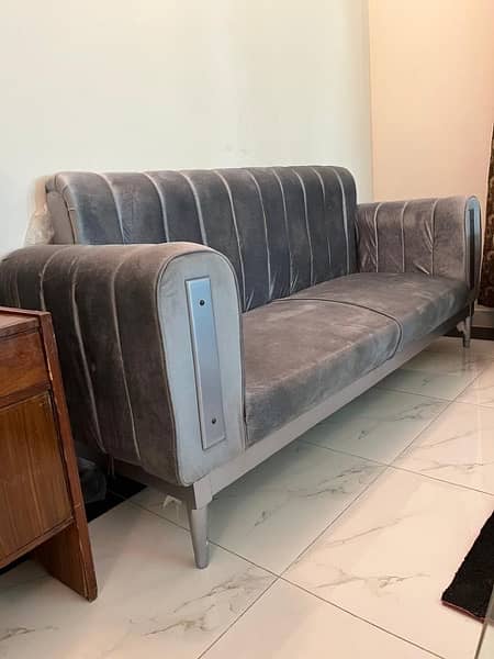 5 seater sofa set new in condition 1