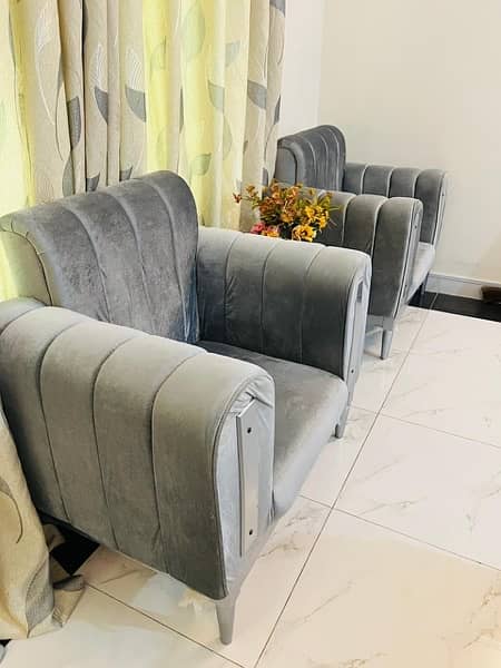5 seater sofa set new in condition 3
