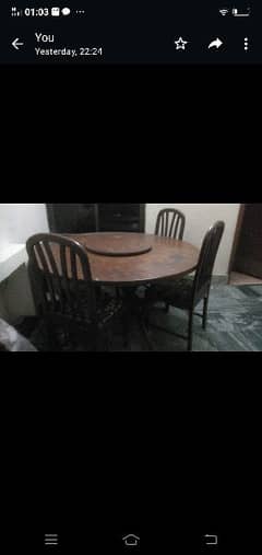 dining table without chairs