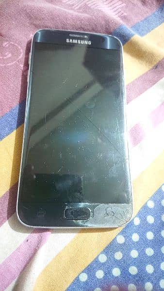Samsung s7 panel with body and strip corner broken touch working 2
