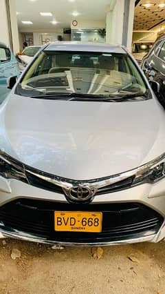 Toyota corolla Altis 1.6 X 2021 model last month Sindh registered