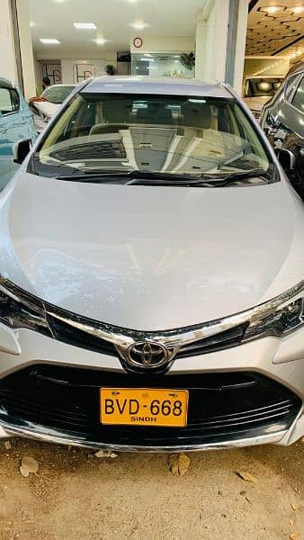 Toyota corolla Altis 1.6 X 2021 model last month Sindh registered 0