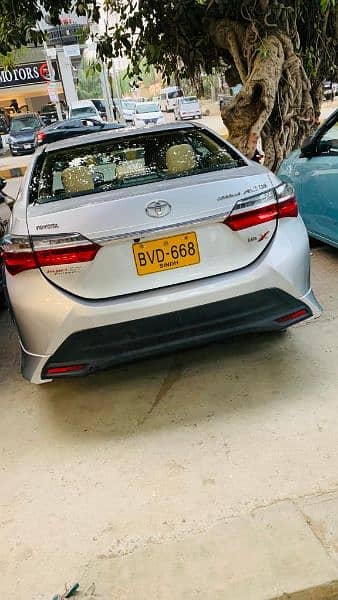 Toyota corolla Altis 1.6 X 2021 model last month Sindh registered 1