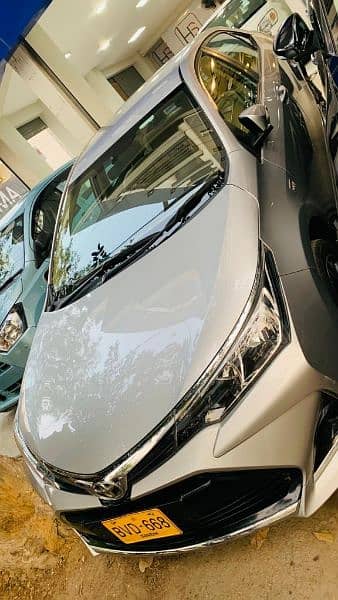 Toyota corolla Altis 1.6 X 2021 model last month Sindh registered 3