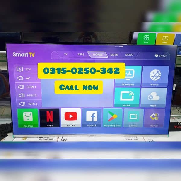 BEST OFFER!! CRYSTAL CLEAR DISPLAY 43 INCH SMART ANDROID LED TV 0