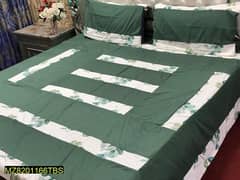 Beautiful Green bedsheets with pillow covers