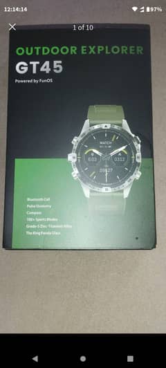 Gt 45 smart watch New box pack Amazon product