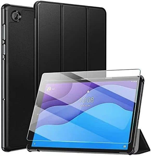 LENOVO TABLET M10 HD 2ND GEN BACK COVER AND GLASS PROTECTOR 1