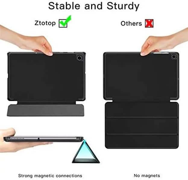 LENOVO TABLET M10 HD 2ND GEN BACK COVER AND GLASS PROTECTOR 6