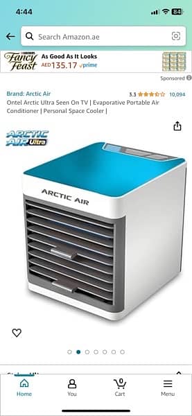 Mini air cooler with water chiller 1