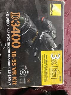 Nikon D3400 With All original Accessories