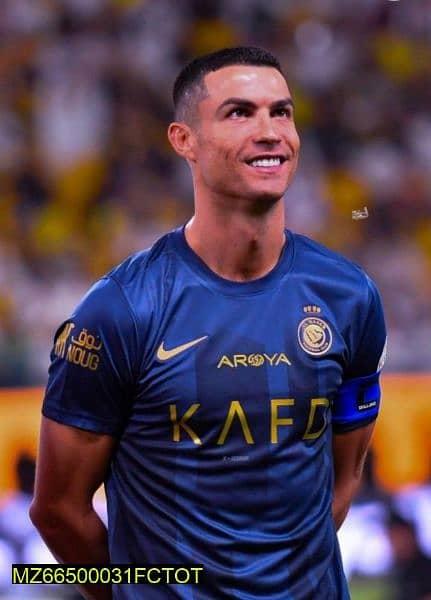 Cristano Ronaldo shirt in blue color 3