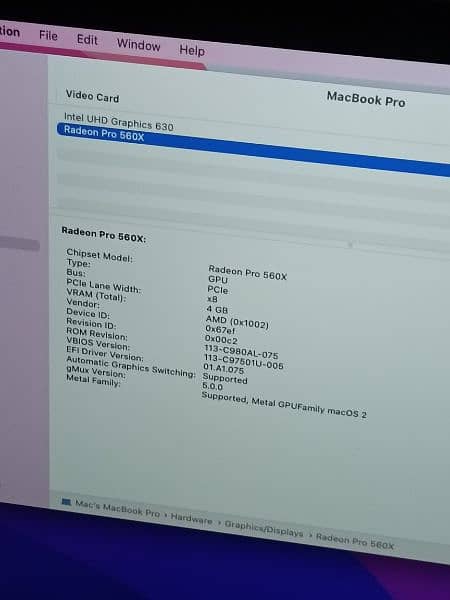 MACBOOK PRO LATE 2019 CTO 15 INCH TOUCHBAR I9 2.4 8 CORE 32GB 1TB 3