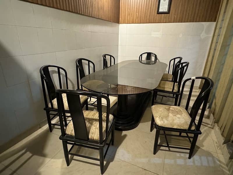 imported dining table with 8 chairs 1