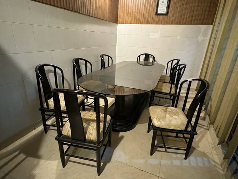 imported dining table with 8 chairs 2