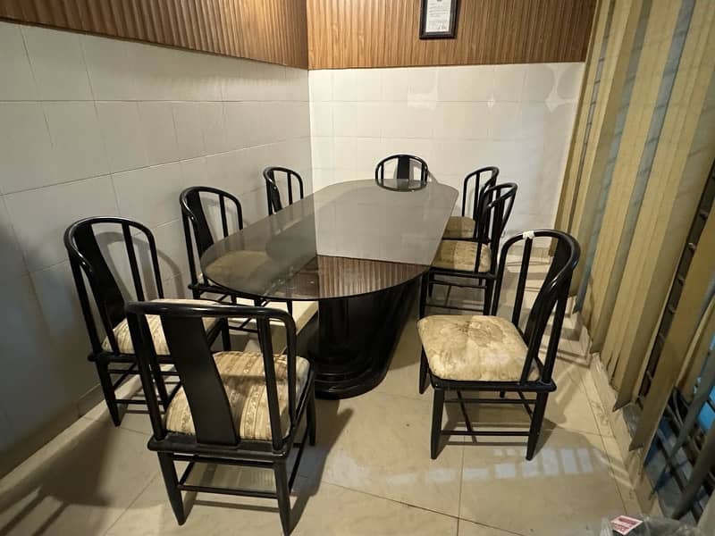 imported dining table with 8 chairs 3