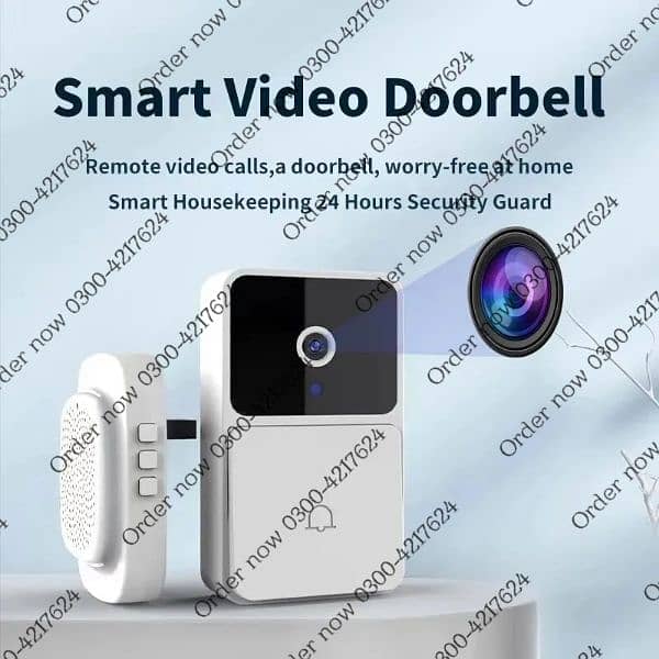 WIFI Video Doorbell Camera Wireless Night Vision Smart Home Secu 1