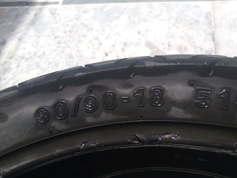 service tyre front back Suzuki pridor ybr 125 90.90. 18.3027555122 4