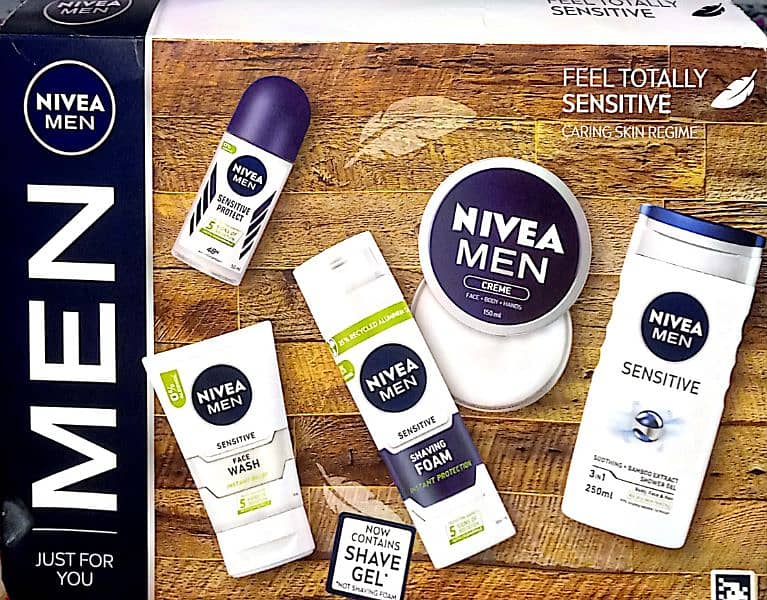 Nivea Men Sensitive Face wash, and Body wash for men 0
