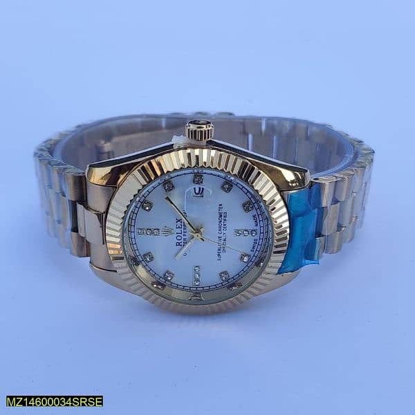 Rolex golden colour watch delivery free for all Pakistan users 2