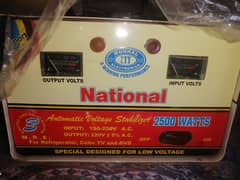 National Automatic Voltage Stabilizer 2500 Watts 0