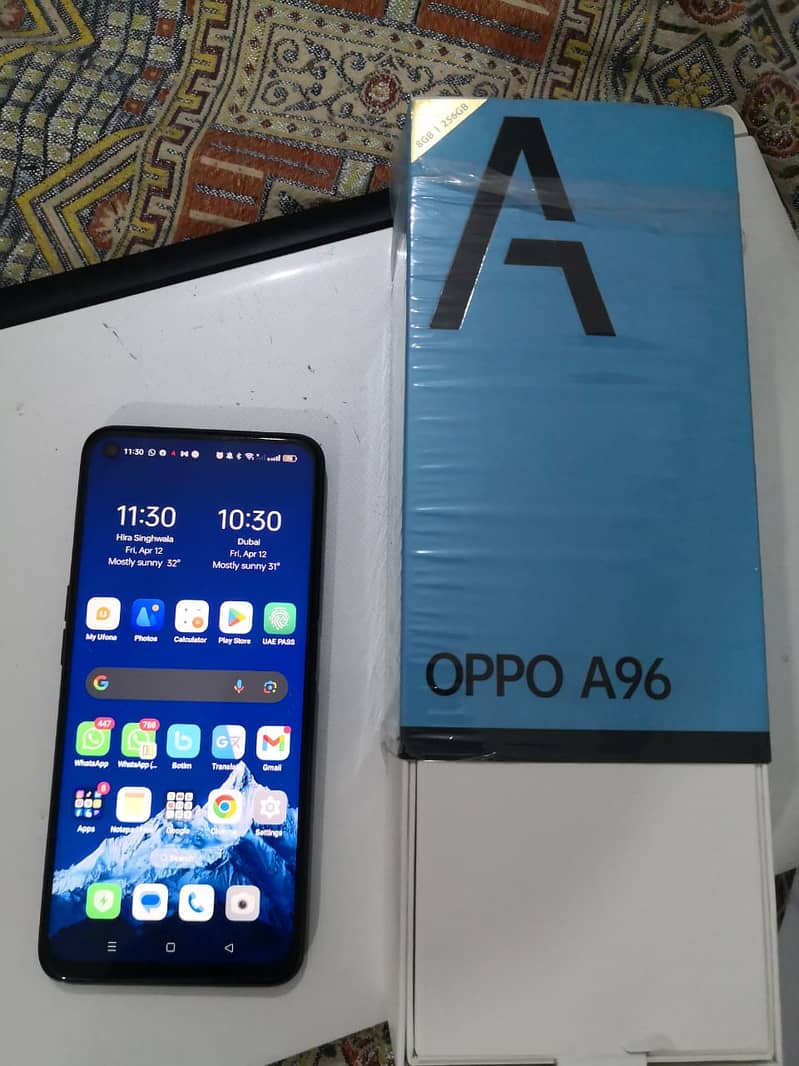 Oppo A96 8GB 256 GB Used for sale (Just like new) 3