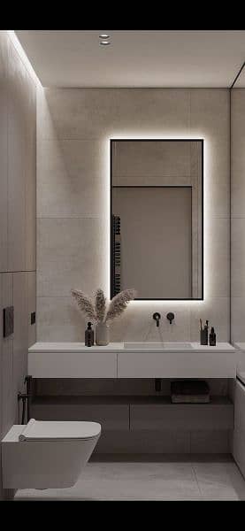 designer Corian/ PVC Vanities  Basin  jacuuzi LED mirrorS 13