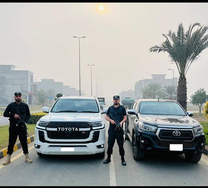 Vip Protocol Guards, Bouncers, Rent A Car Islamabad Bentley, V8, Prado 0