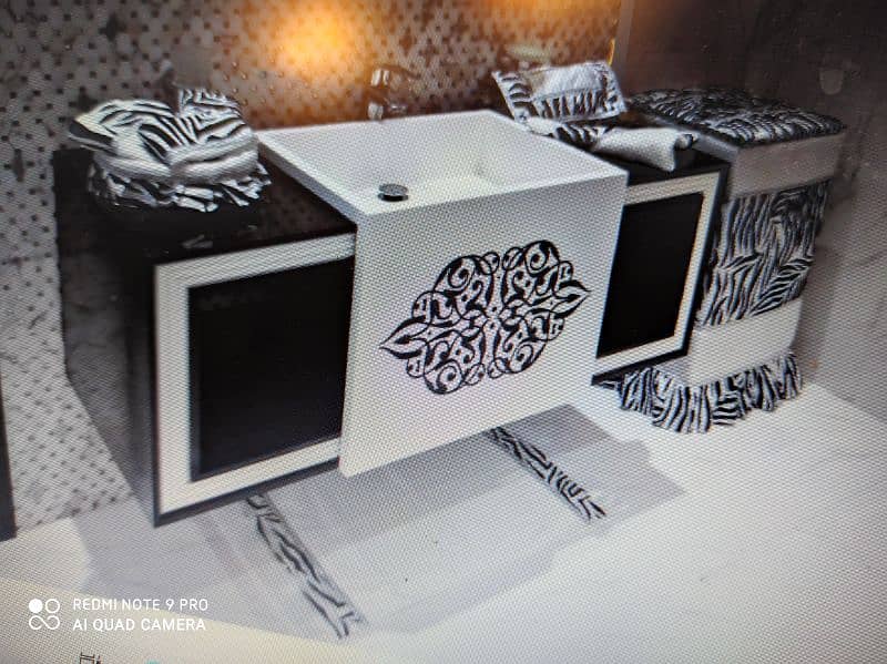 designer pvc and Corian  vanities with led Mirrorss 10