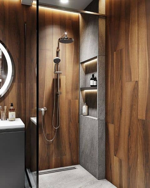 PVC designer vanities Vanity Basin Bathroom accessories 1