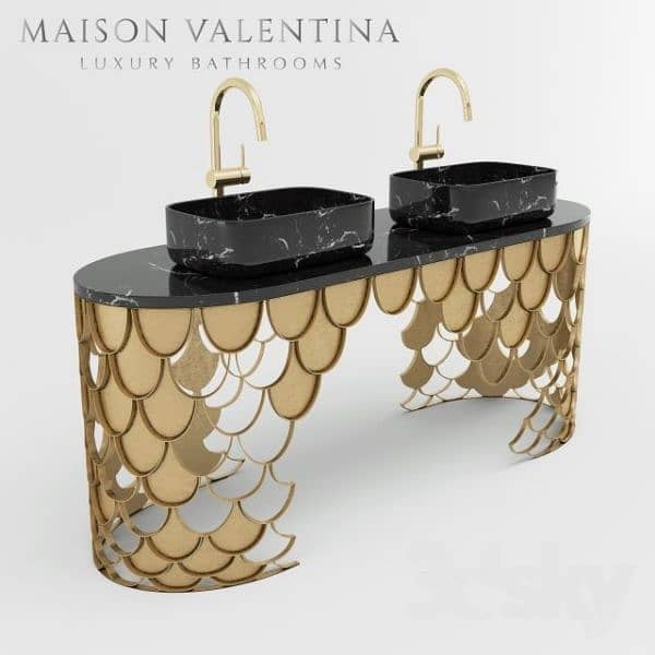 PVC designer vanities Vanity Basin Bathroom accessories 10